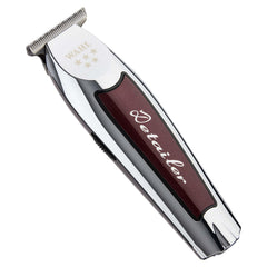 Wahl Professional recortadora frontal mostrando diseño cromado y burdeos, precisión profesional