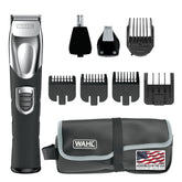 Wahl recortadora frontal mostrando el kit completo y facilidad de uso