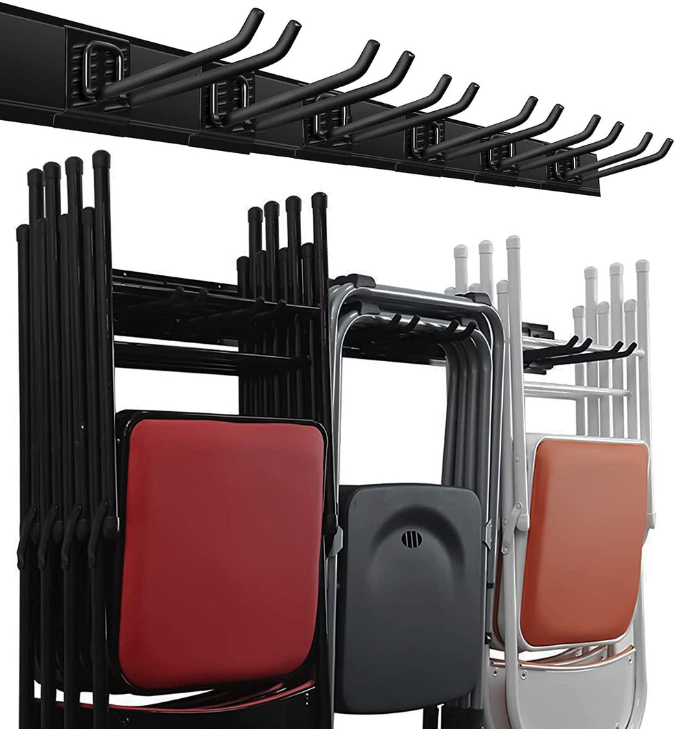 Wallmaster kit frontal con rieles y ganchos que ahorra espacio