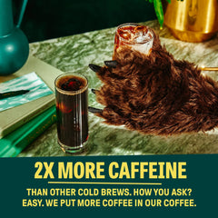 Wandering Bear textura oscura y suave del cold brew para sabor intenso