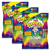 Warheads frente del paquete mostrando diseño y facilidad para llevar