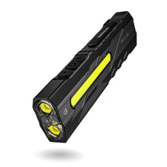 WARSUN T9PRO vista frontal del embalaje y linterna mostrando diseño robusto