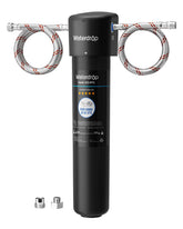 Waterdrop 15UA vista frontal del sistema mostrando diseño compacto y ahorro