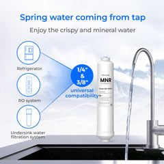 Waterdrop minerales naturales en primer plano para mejor sabor