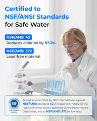 Waterdrop cartridge installed on faucet delivering filtered water for everyday convenience