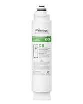 Waterdrop cartucho G3-N3CB visto de frente mostrando diseño y ajuste rápido