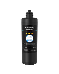 Waterdrop RF10 frente del empaque mostrando el repuesto y compatibilidad