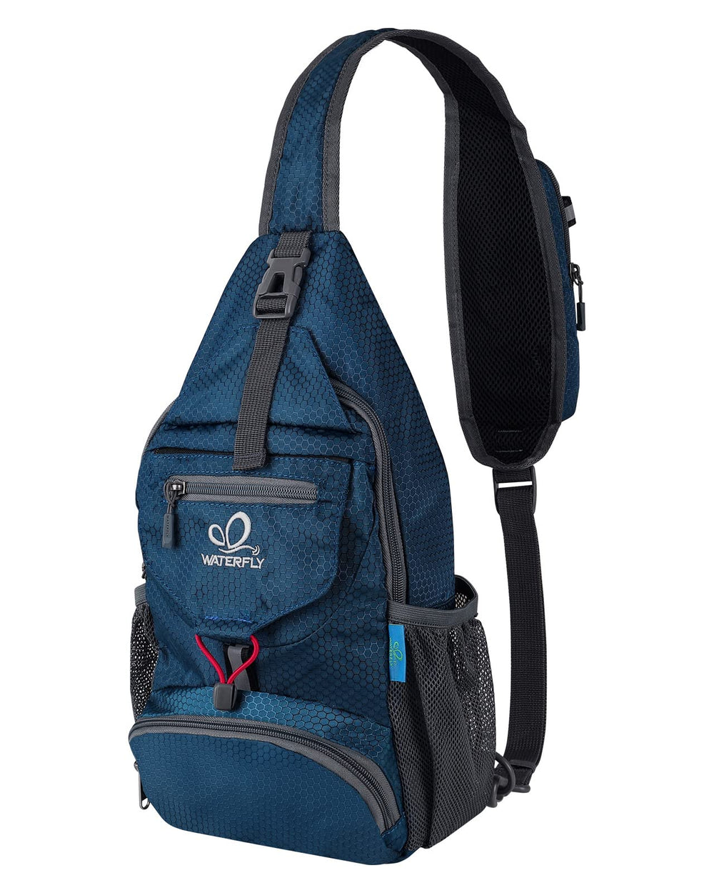 WATERFLY front view showing sleek lightweight silhouette and quick access benefit