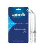 Waterpik puntas Plaque Seeker frontal con dos unidades, identificación clara