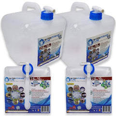 WaterStorageCube frontal del envase plegable, almacena agua de forma segura