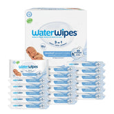 WaterWipes pack frontal mostrando diseño y cantidad, limpieza fiable
