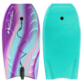 WaveStorm vista frontal de la bodyboard 40" muestra forma y flotabilidad