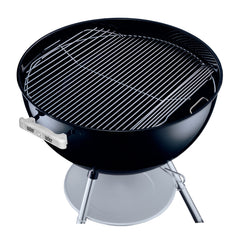 Weber detalle del acero plated resaltando durabilidad anticorrosión