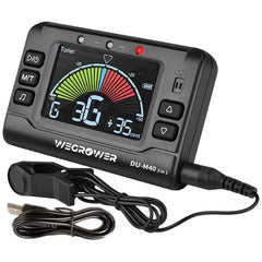 WEGROWER vista frontal del dispositivo con pantalla legible y controles, facilita práctica rápida