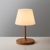 WEILAILUX vista frontal de la lámpara de mesa, diseño portátil y resistente