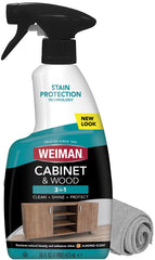 Weiman spray frente del envase mostrando la marca y acabado brillante