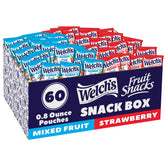 Welch's frente del empaque mostrando 60 paquetes y conveniencia