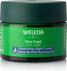 Weleda frasco delantero mostrando diseño y beneficio hidratación intensiva