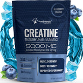 WELLNESS LABSRX frente del envase mostrando dosis y sabor arándano