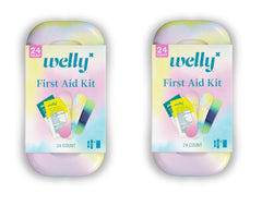 Welly lata tie dye frontal mostrando diseño y portabilidad