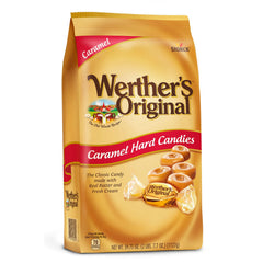Werther's Original bolsa frontal mostrando caramelos envueltos para compartir
