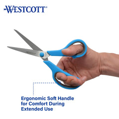 Westcott hojas de acero inoxidable ofreciendo cortes precisos