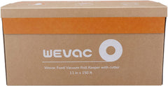 Wevac manos cortando sección con cutter para cortes precisos