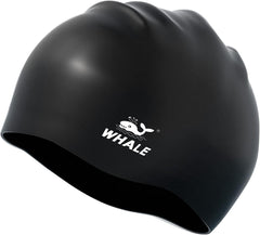 WHAL E gorro frontal negro mostrando diseño y ajuste cómodo