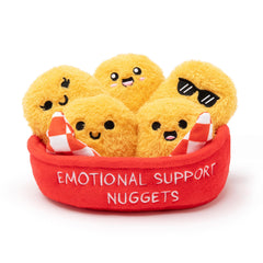 WHAT DO YOU MEME? vista frontal del set de cinco nuggets, divertido y tierno