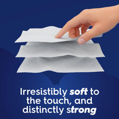 White Cloud primer plano de textura 3 capas, suavidad y resistencia visibles