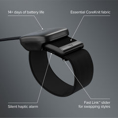 Contenido del paquete WHOOP con cargador básico y accesorios incluidos
