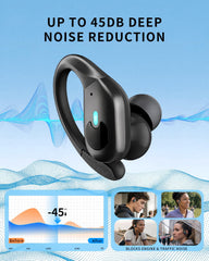 WHYKJTEK primer plano del auricular con diseño ergonómico y confort