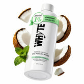 WHYTE envase frontal de enjuague de aceite de coco para limpieza natural