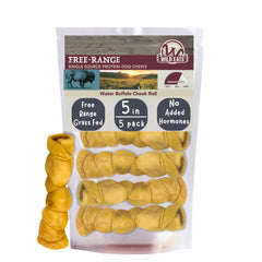Wild Eats paquete frontal mostrando 5 rollos, ideal para masticación duradera