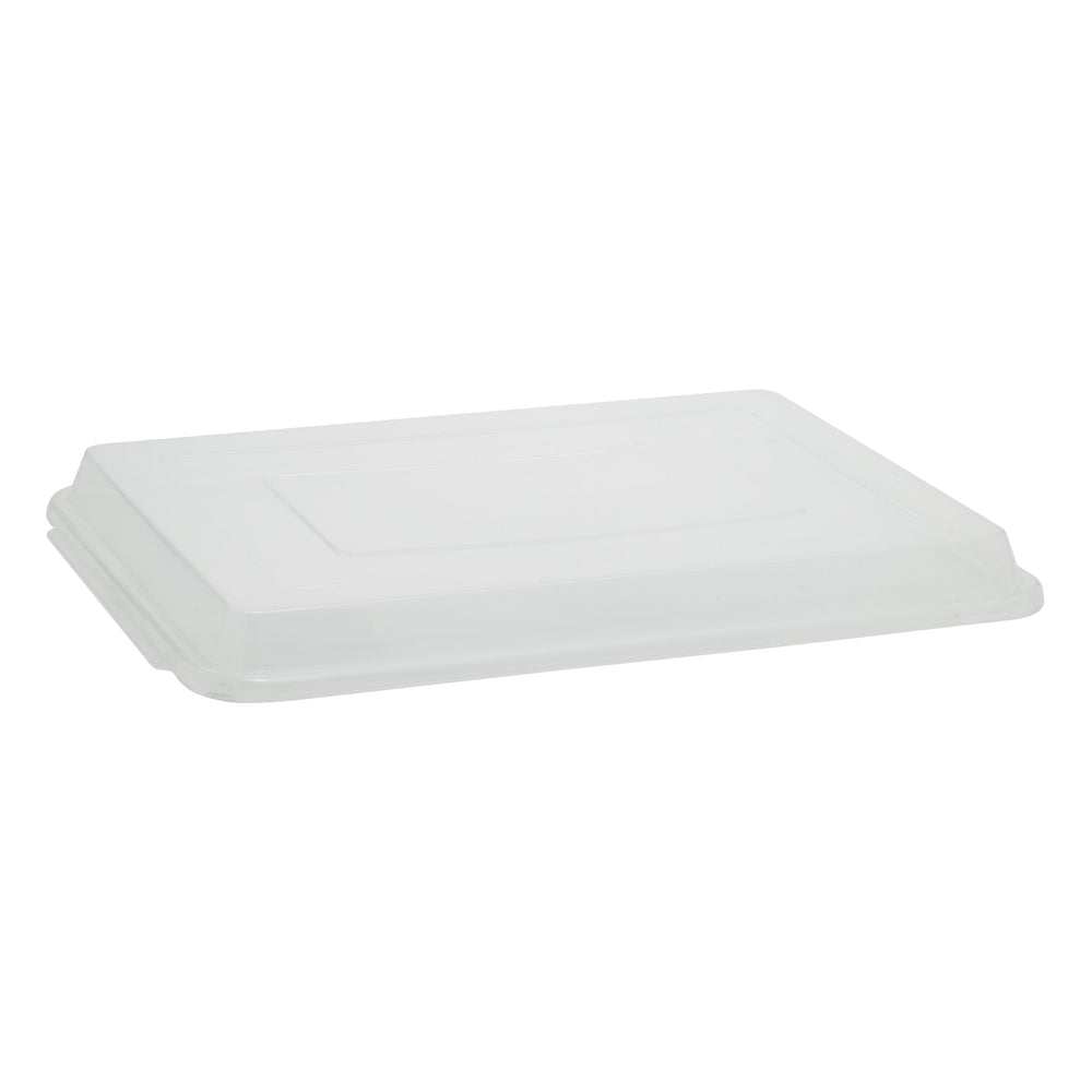 Winco tapa frontal sobre bandeja 13x18 protege alimentos durante almacenamiento