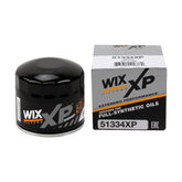 Wix 51334XP vista frontal del filtro mostrando sello y rosca para ajuste seguro