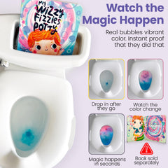 Wizzy Fizzies agua del inodoro cambiando de color para reforzar el hábito