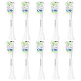 WOJASAL pack frontal mostrando 10 cabezales y tapas, conveniencia inmediata