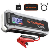WOLFBOX MV24 frontal mostrando diseño compacto y protección IP64 para seguridad