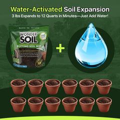 Wonder Soil heavy-duty resealable bag zipper keeping soil fresh and dry