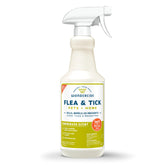 Wondercide envase frontal 32 oz mostrando etiqueta y aroma lemongrass