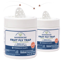 Wondercide front packaging showing two traps and clear use benefit