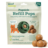 WOOF empaque frontal de Pupsicle Chicken Refill Pops XL mostrando paquete de 5