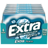 WRIGLEY'S EXTRA pack frontal mostrando los seis paquetes y frescura