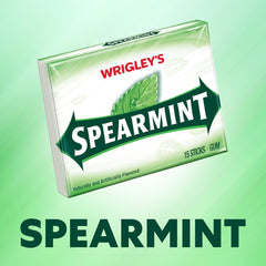 WRIGLEY'S Spearmint stick individual envuelto, práctico para compartir y mantener higiene