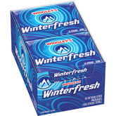 Wrigley's paquete frontal mostrando diseño y cantidad para compra económica
