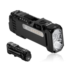 WUBEN X4 frontal mostrando salida principal, potencia visible y diseño compacto