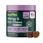 Wuffes envase frontal mostrando la marca y beneficios para piel