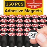X-bet MAGNET empaque frontal mostrando 350 discos magnéticos adhesivos