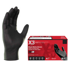 X3 guantes nitrilo frontal caja 100 profesional y ordenada